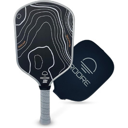 Pickleball-Paddel T700: Твердий, з титаново-вуглецевого волокна, 16 мм, з термоформованим шаром, сертифікований USAP