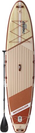 Надувна SUP-дошка THURSO SURF Waterwalker 132 335×81×15 см з карбоновим веслом, рюкзаком, електричною помпою та спіральним страховочним лишем – універсальна для всіх рівнів