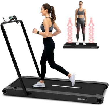 Бігова доріжка-компакт Squatz 2-in-1 Walking Pad, чорна