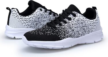 Кросівки для бігу та повсякденного носіння, чорно-білі, 35 EU