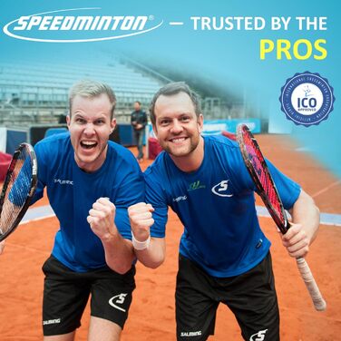 Професійний набір для кросмінтону Speedminton S900 з карбоновими ракетками, 5 воланами, ігровим полем та сумкою