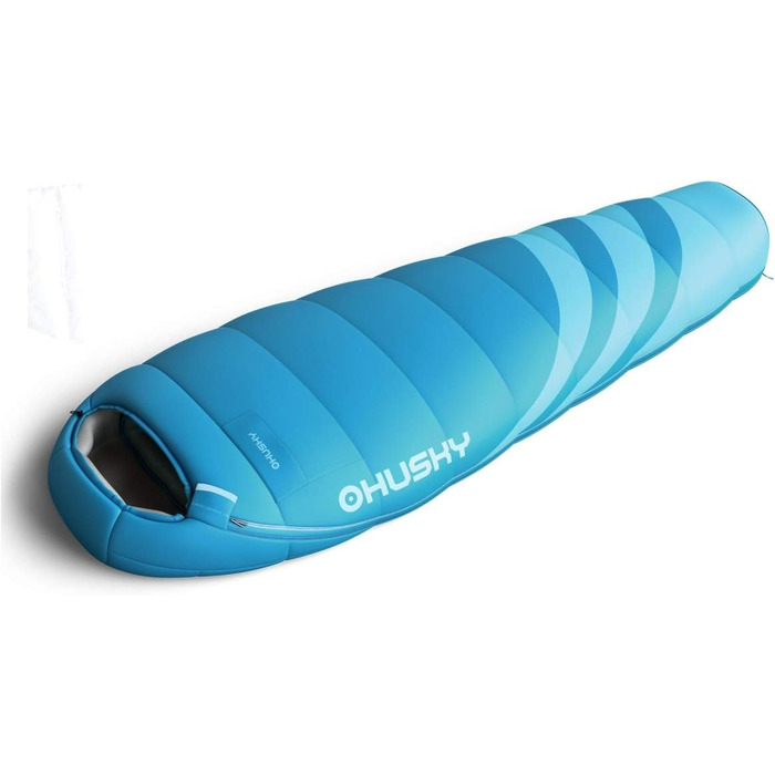 Спальник жіночий HUSKY LADIES BLUE -10°C з додатковим мішком для ніг