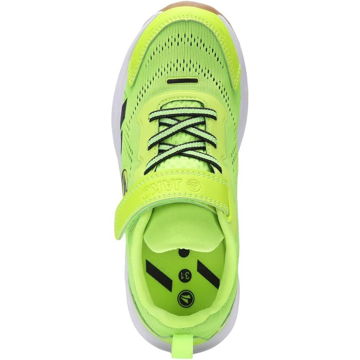 Дитячі кросівки JAKO J-TF Play Ev (38 EU, неоновий жовтий, чорний)