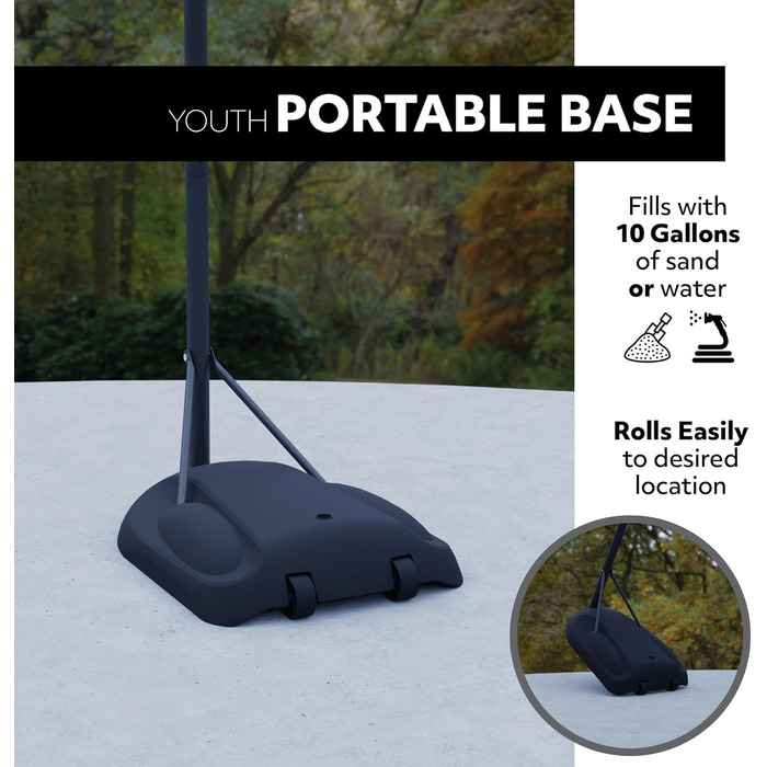 Баскетбольне кільце Lifetime Youth Rebound Mobile: професійний баскетбол для дітей