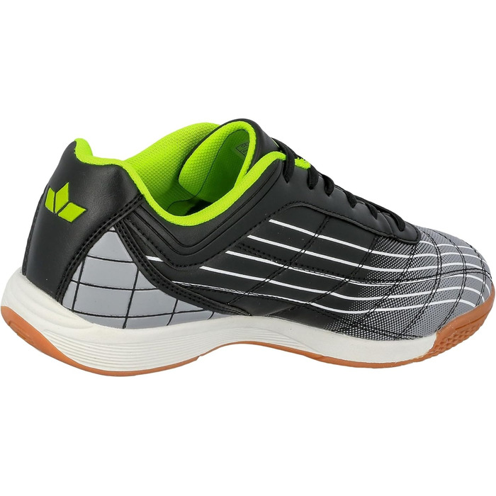 Чоловічі халапи Lico Rockfield Hallenschuhe 39 EU, чорно-сірий, лимонний