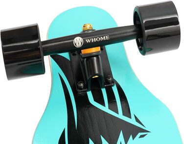 Скейтборд WHOME Longboard 31 дюйм для дорослих і дітей, круїзний, для початківців і профі, з T-інструментом