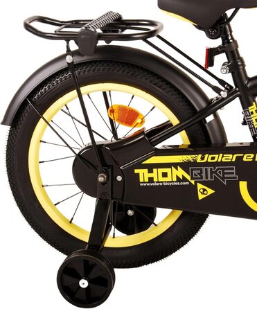 Дитячий велосипед Volare Thombike 16 дюймів для хлопчиків, чорний-жовтий