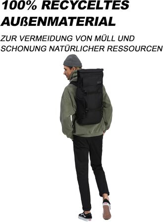 Рюкзак AEVOR Trip Pack 26 л, водонепроникний, для ноутбука 15'', багато кишень, дихаюча спинка, екологічний матеріал