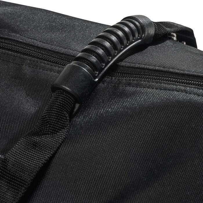 Чохол для лиж Black Crevice на коліщатках для 2 пар лиж і палиць, чорний/сріблястий, поліестер, двостороння блискавка, з ручками для перенесення, для чоловіків і жінок