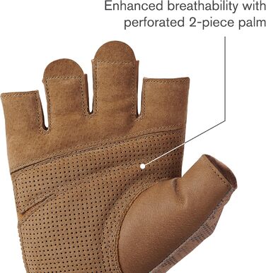 Рукавички Harbinger Pro Gloves - Легкі та гнучкі для підтримання середнього навантаження, унісекс (бежевий, L)