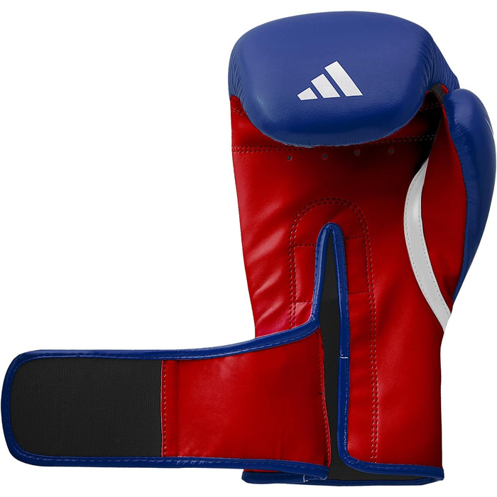 Боксерські рукавички Adidas Speed Tilt 250 - з технологією TILT, чорно-білі (10 oz, синьо-червоні)