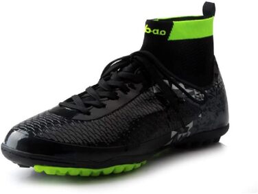 Дитячі футбольні бутси Msport – чорні, розмір 44 EU, модель Mod2 – антиковзаючі, дихаючі