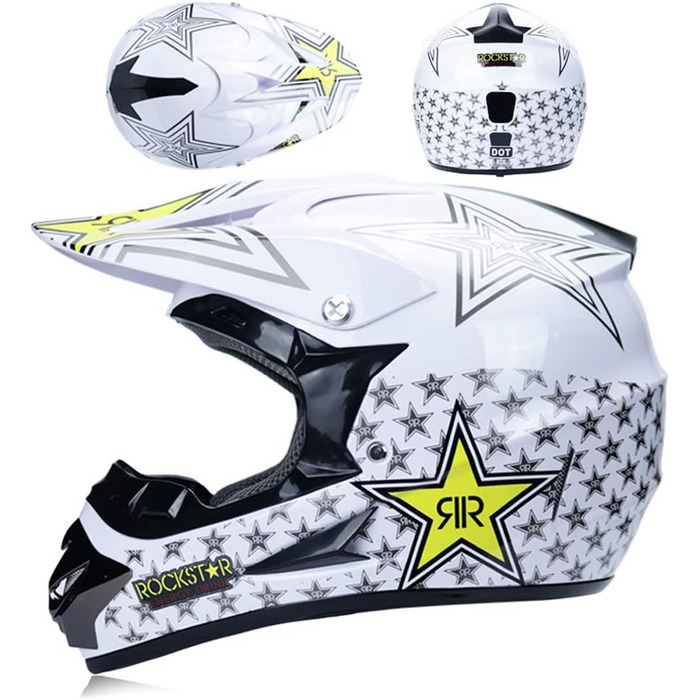 Дитячий мотокросовий шолом для мотоцикла, велосипеда, ATV, BMX, ендуро, оффроуд