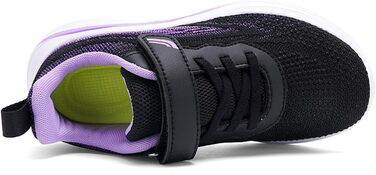 Дитячі кросівки для занять спортом: кросівки для залу, бігові кросівки, спортивне взуття для дітей, кросівки-сліпони, чорні, розмір 28-40 EU