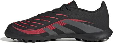 Дитячі футбольні бутси adidas Predator League Turf, чорно-сіро-червоні