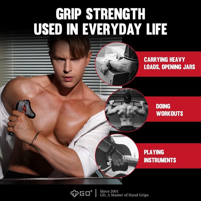 Регульований тренажер для рук GD GRIP Pro-70, 25-70 кг