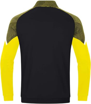 Чоловіча спортивна куртка JAKO Performance з поліестеру, чорна/антрацит (4XL, Black/Soft Yellow)