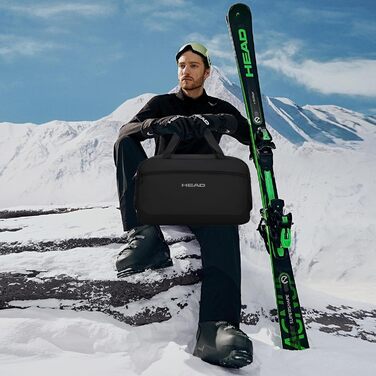 Водонепроникна спортивна сумка для подорожей HEAD, 40 л, велика сумка для фітнесу та бізнес-поїздок, чорна