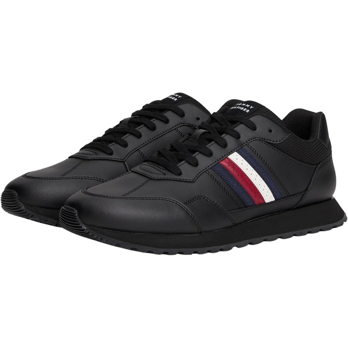 Кросівки Tommy Hilfiger New Runner Eva білі (40 EU) з чорними смужками, артикул FM0FM05637