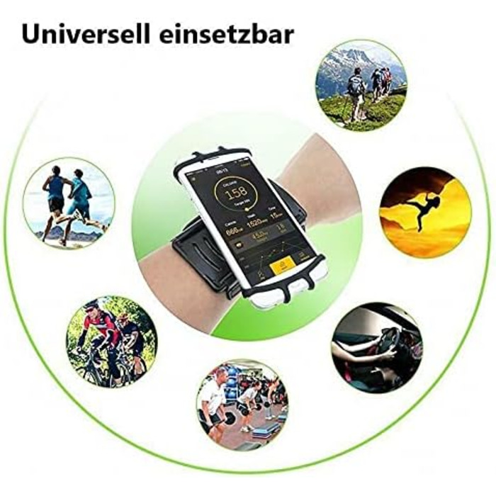 Спортивний браслет для смартфона CoverKingz 4.0-7.0 дюймів - Рожевий (з кишенькою для ключів)
