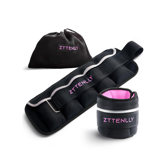 Регульовані ваги для щиколоток/зап'ясть, 1-5/10/15/9 кг, пара з сумкою, дихаючі тканини, світловідбиваючий кант, для силових тренувань, ніг, рук, щиколоток, ходьби. Підходять для жінок та чоловіків