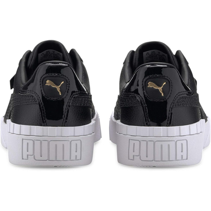 Жіночі кросівки PUMA Cali (37 EU, колір Puma Black Gold) — стильні шкіряні кеди