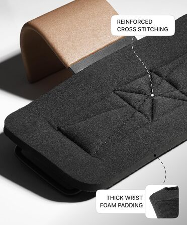 Набори для тяги DMoose Fitness для чоловіків та жінок (пара) - міцний нейлон з ремінцями на зап'ясті 8 мм - для силового тренування, пауерліфтингу та станової тяги