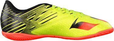 Дитячі футбольні бутси adidas Messi 15.4 Indoor для залу, 28 EU, зелені, Semi Solar Slime, Solar Red, Core Black