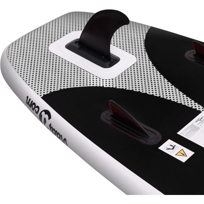 Надувна SUP-дошка ZEYUAN 330x76x10 см чорна з веслом, сидінням та аксесуарами для сапсерфінгу