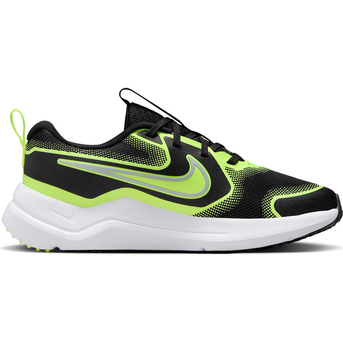 Дитячі кросівки Nike Cosmic Runner для бігу, чорний/сірий/жовтий, 36 EU