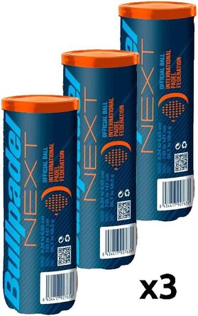 ZRZ Fip Next Padel Ball: Професійні м'ячі для падел-тенісу (3 банки по 3 м'ячі)