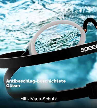 Окуляри для плавання Speedo Fastskin Speedsocket 2 Mirror (білі/мідні)