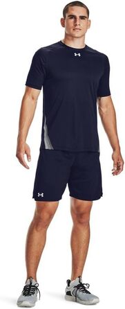 Чоловіча футболка Under Armour UA Locker з коротким рукавом, темно-синя (Midnight Navywhite), розмір 5XL