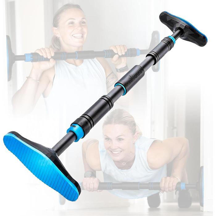 Турнік для дверного прорізу MAMOLO 65-100 см | Без свердління | Висока стабільність | Сучасний дизайн