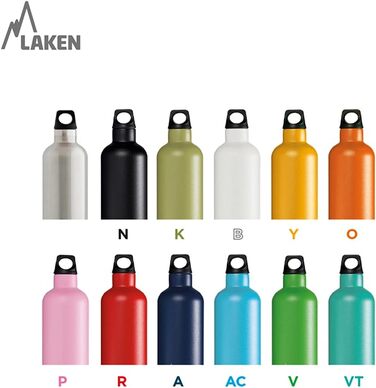 Термос Laken Thermo Futura 0.75 л, вузька горловина, нержавіюча сталь, білий