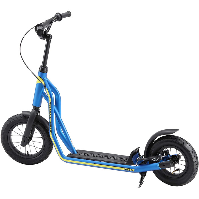 Дитячий самокат STAR SCOOTER 12/10 дюймів, надувні колеса, для міста, від 6 років