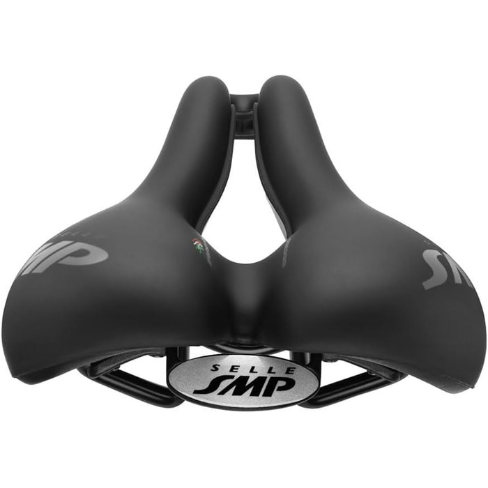 Велосипедне сідло SMP4Bike TRK, чорне, 28 x 16 см - комфорт для чоловіків