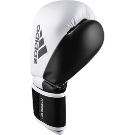 Боксерські рукавички adidas Hybrid 150 для боксу, кікбоксингу та ММА, універсальні, для чоловіків і жінок, різні ваги, чорні/білі