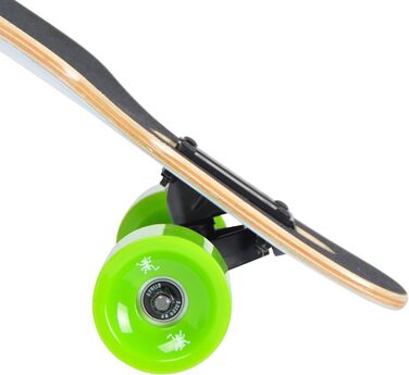 Лонгборд Apollo Bikini, комплектний, швидкісні підшипники ABEC, Drop Through, для фрірайду та круїзингу
