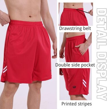 Спортивні штани чоловічі з кишенями та еластичним поясом, швидковисихаючі тренувальні штани для бігу, S Black, grey, blue, navy, red