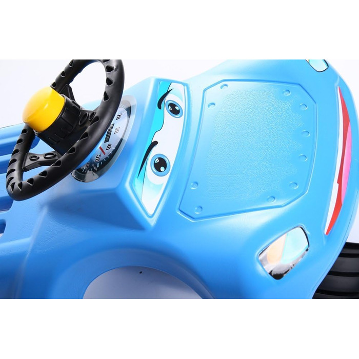 Дитячі санчата Zigi-Zet Control з пластику, з тяговим тросом та керуванням, 2 кольори (блакитний)