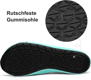 Чоботи для душу SAGUARO Unisex, аквашузи чоловічі та жіночі, розмір 36-47, EU 44/45, блакитний