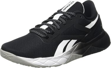 Крос-тренажери Reebok Nanoflex для чоловіків, 44.5 EU, чорний/білий/сірий