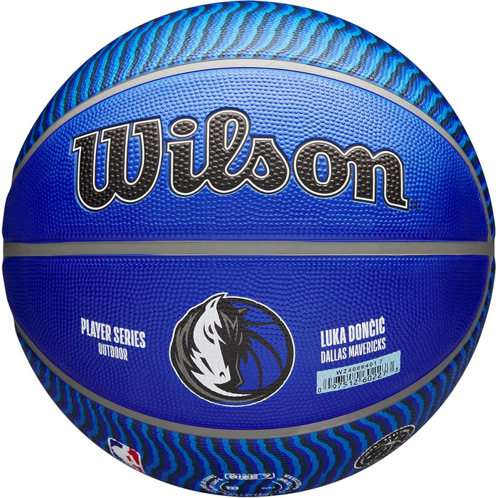 Баскетбольний м'яч WILSON NBA Luka Doncic, для вулиці, розмір 7, 17,8–74,9 см, міні