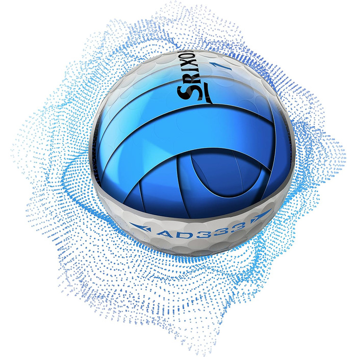 Гольф-м'ячі Srixon AD333 для чоловіків, 12 шт, преміум