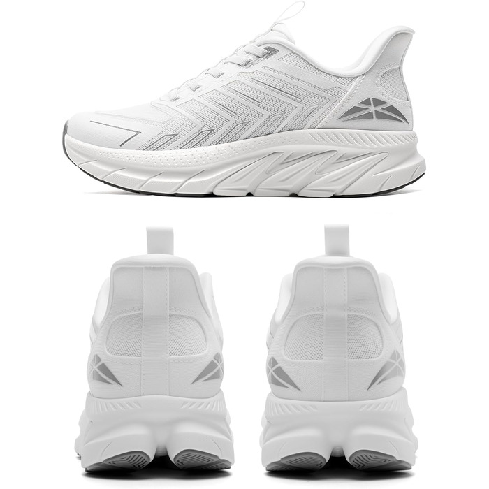 Жіночі спортивні сліпони ALLSWIFIT: зручні, дихаючі, з антиковзкою підошвою, для тенісу, фітнесу та крос-тренінгу, білі, розмір 39 EU