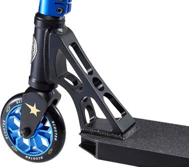 Самокат трюковий STAR SCOOTER Professional Freestyle, алюмінієвий, з підшипниками ABEC-9 110мм, для дітей та підлітків (від 8 років)