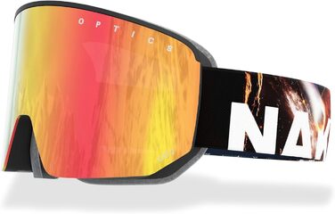 NAKED Optics NOVA: Окуляри для сноуборду та гірськолижного спорту, чоловічі та жіночі, з можливістю заміни лінз (SpaceBears)