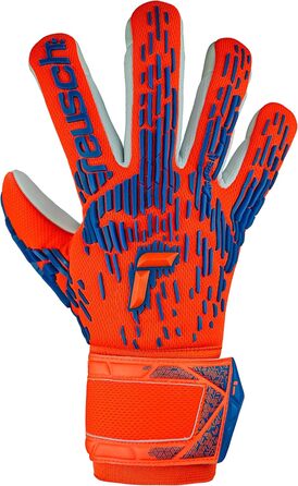 Воротарські рукавички Reusch Attrakt Freegel Silver, унісекс, розмір 8.5, помаранчево-сині