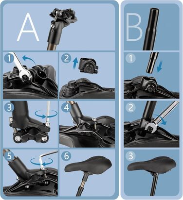 Велосипедне сідло TECHCYC з Memory Foam: комфортне, дихаюче, амортизуюче. Ергономічне сідло з підвіскою для чоловіків та жінок, 3 варіанти виконання, для трекінгу